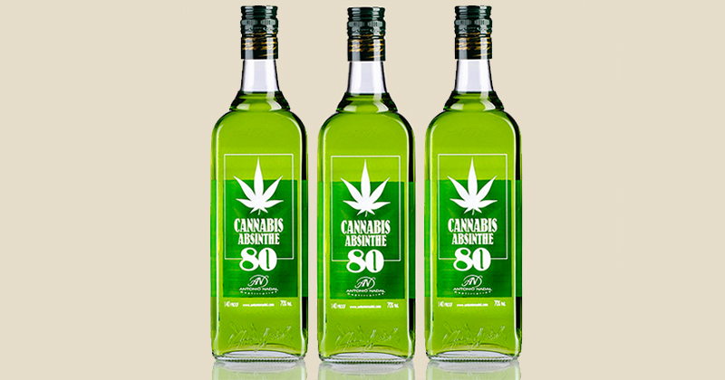 De l'absinthe infusée au cannabis - Newsweed