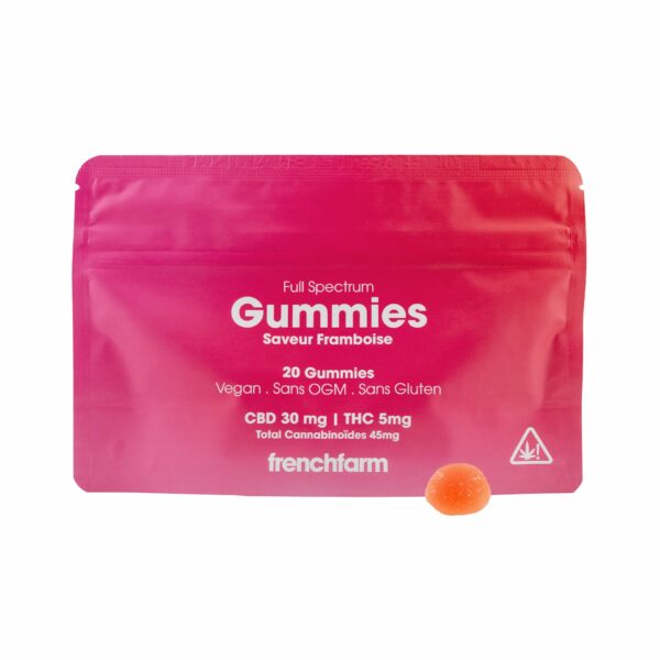 Full-spectrum gummies Framboise