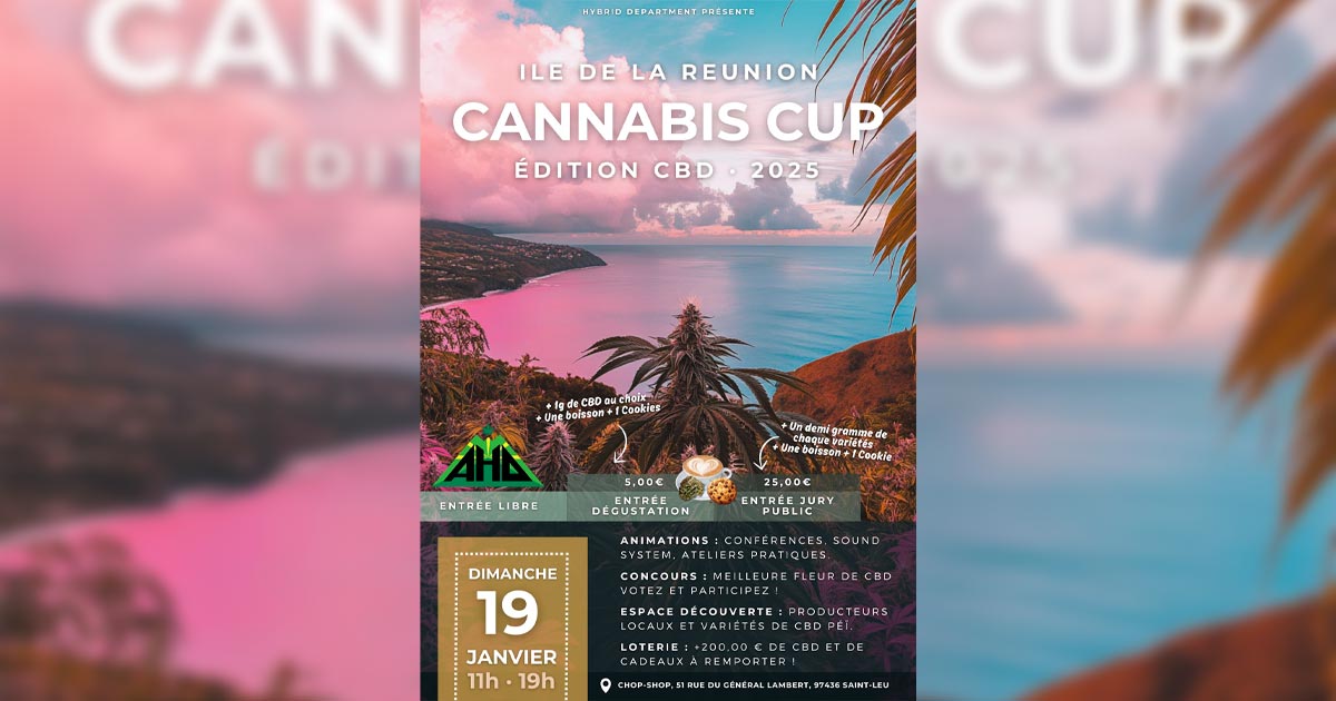 Cannabis Cup CBD à la Réunion